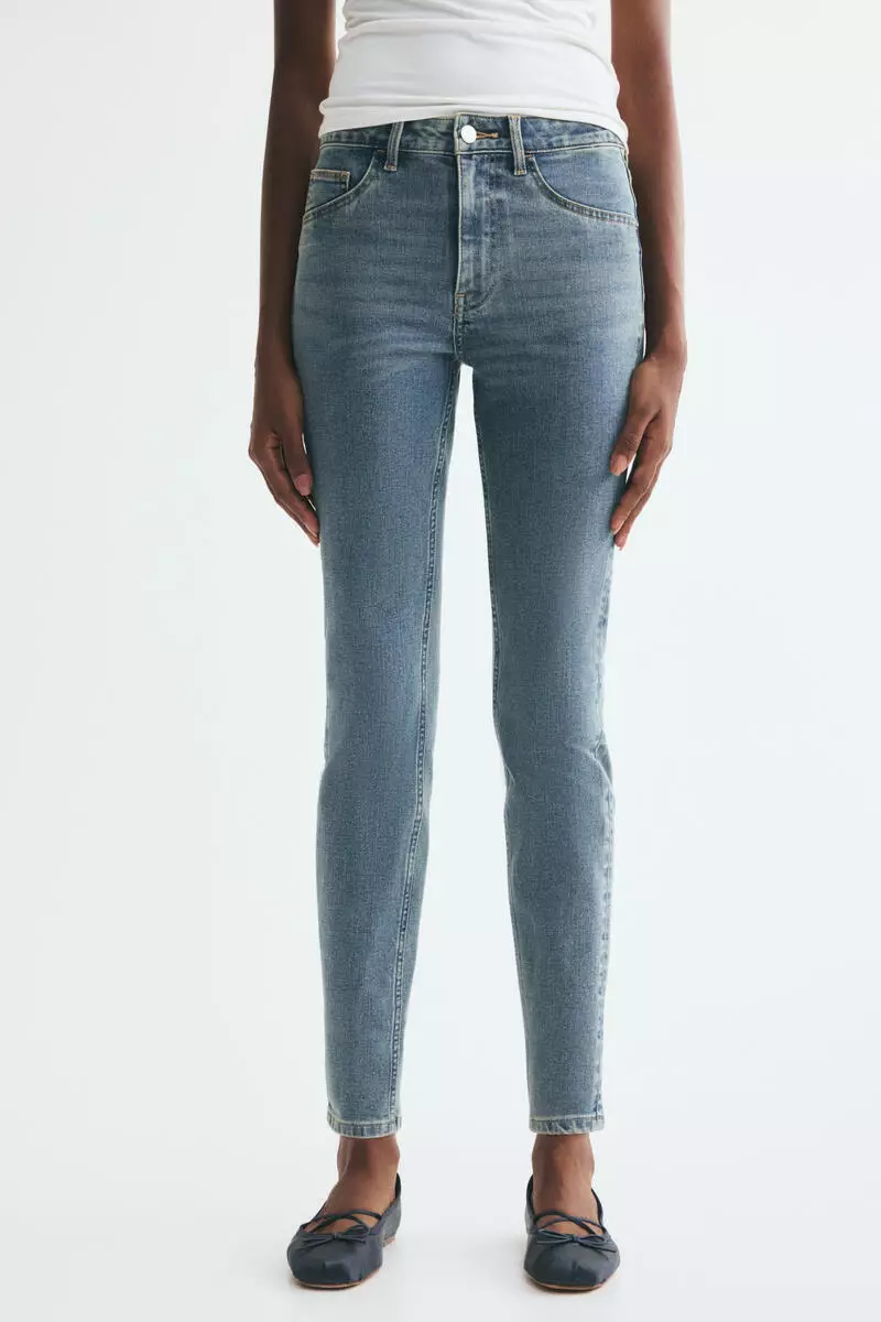 Skinny High Waist Ankle Jeans