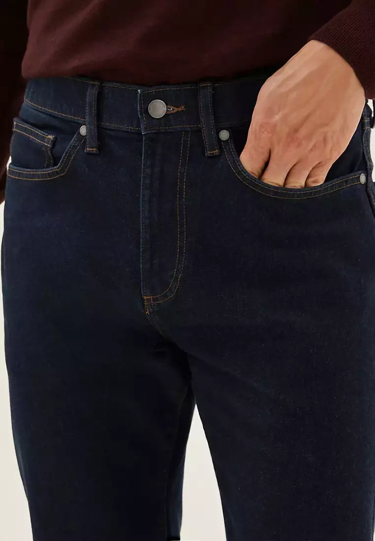 Slim Fit Stretch Jeans With Stormwear