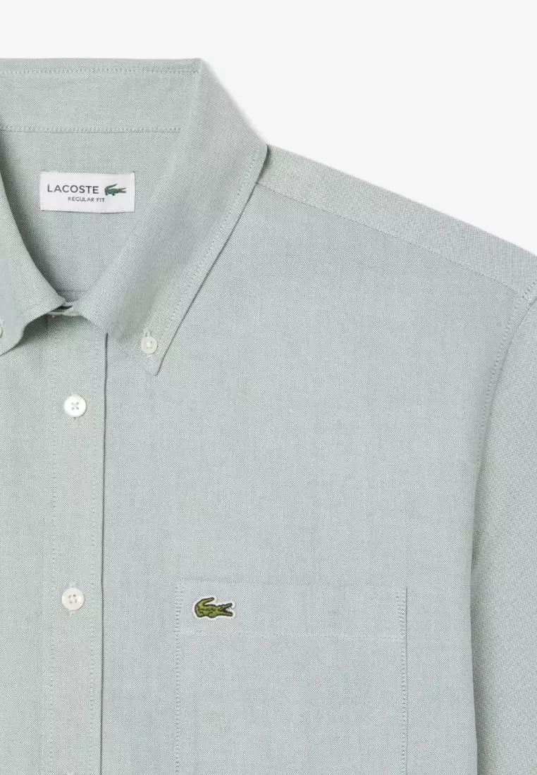 Regular Fit Short Sleeved Oxford Shirt