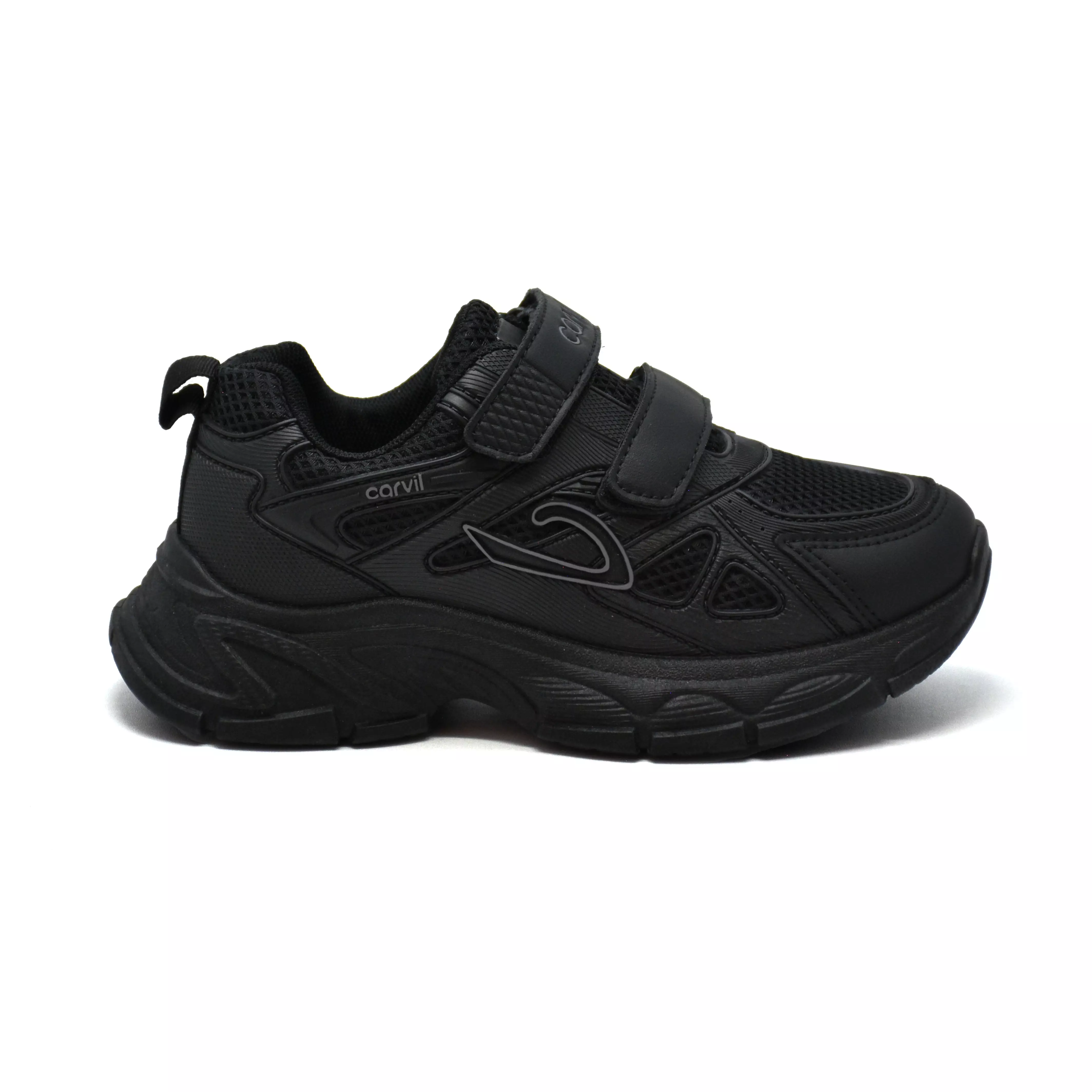 Carvil Sepatu Anak Deku KP-01 Black/Black
