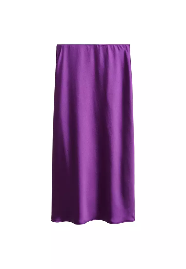 Buy Mango Midi Satin Skirt 2023 Online | ZALORA Philippines