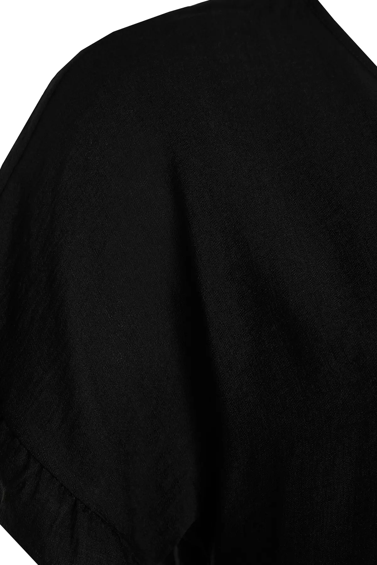 Plus Size Ruffle Woven Blouse