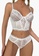 LYCKA white LEB2250-Lady Two Piece Sexy Bra and Panty Lingerie Sets (White) 322D2USBF0145FGS_1