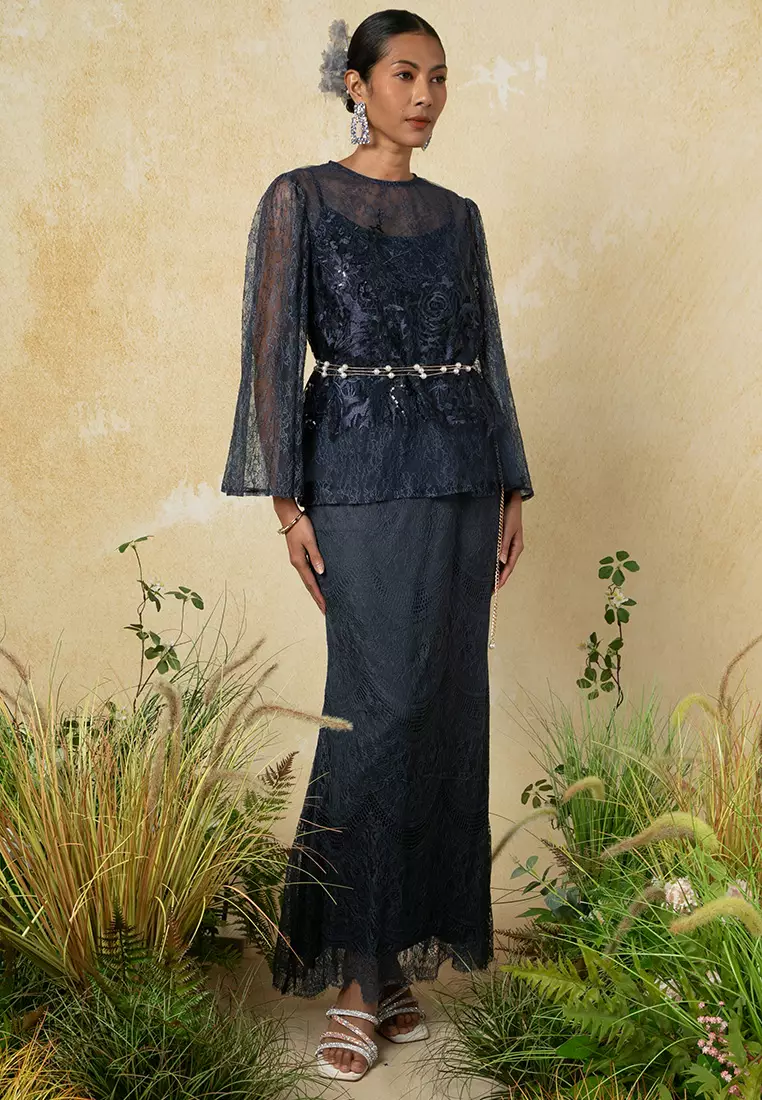 CHINTA KURUNG KEDAH SET WITH BELT