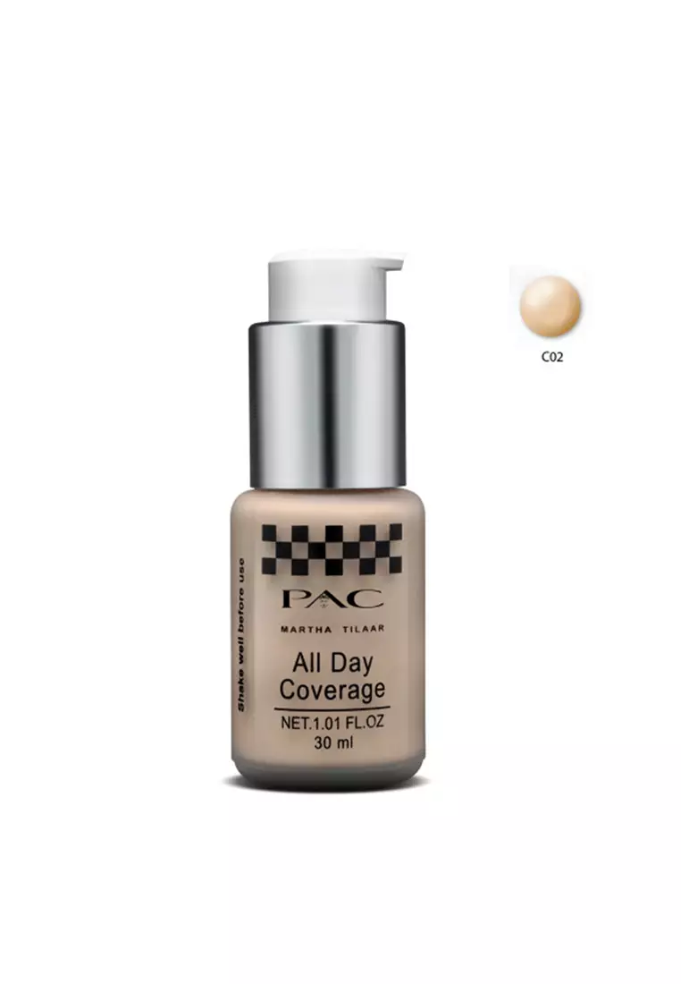 Jual PAC Professional Artist Cosmetics Liquid Foundation C02 New Original 2023 ZALORA Indonesia