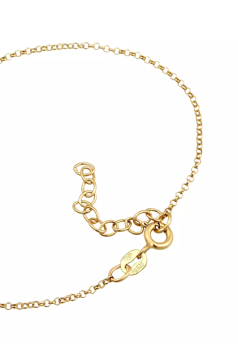 Gelang Perhiasan Perak 925 Wanita Hand Chain Accessory Sparkling Rose Gold Plated Embellished with Crystal by Swarovski®