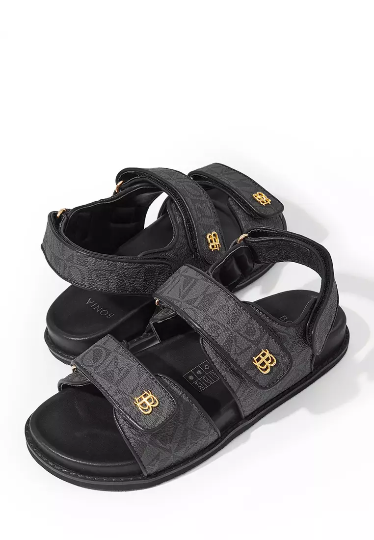 Nero Sentiero Flat Sandals