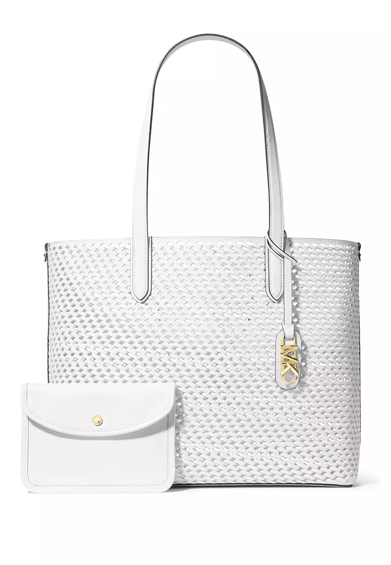 Eliza Extra-Large Hand-Woven Leather Tote Bag
