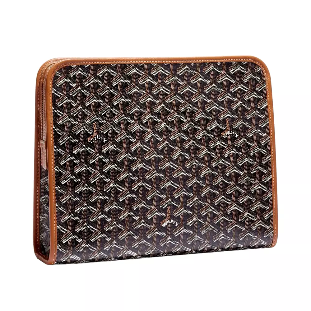 Trousse Jouvence GM Clutch Bag Black Tan
