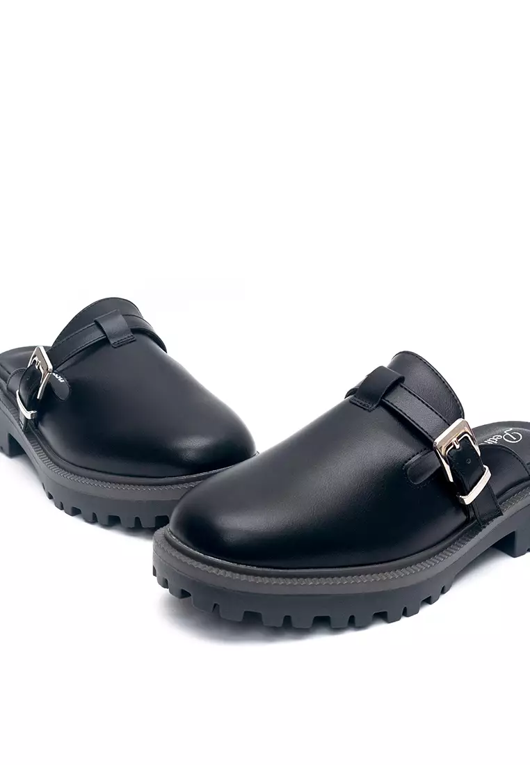 Cameron Platform Clogs in Black