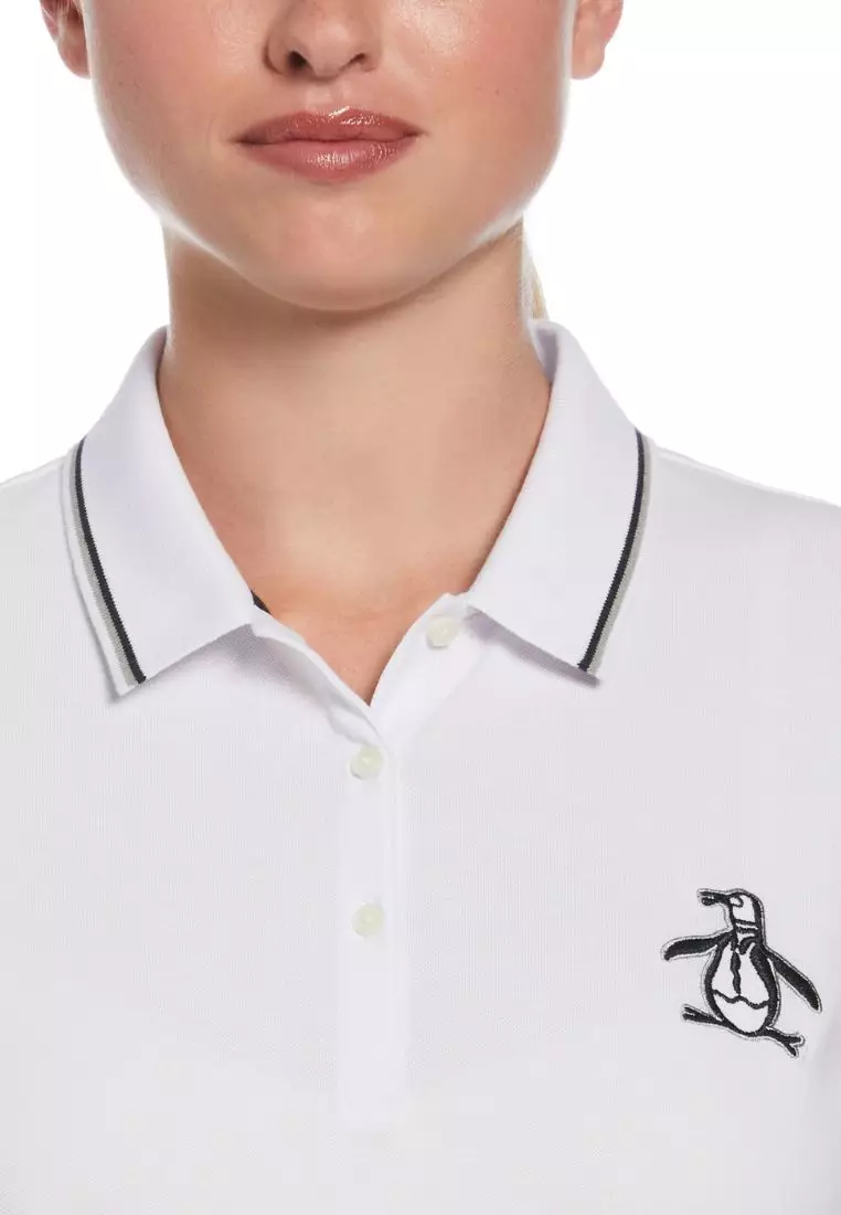 Large Pete Logo Short Sleeve Polo Shirt