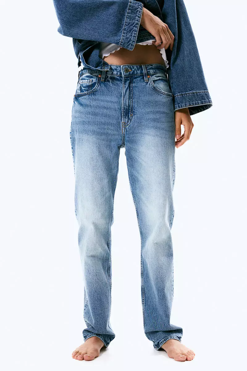 Slim Straight High Jeans
