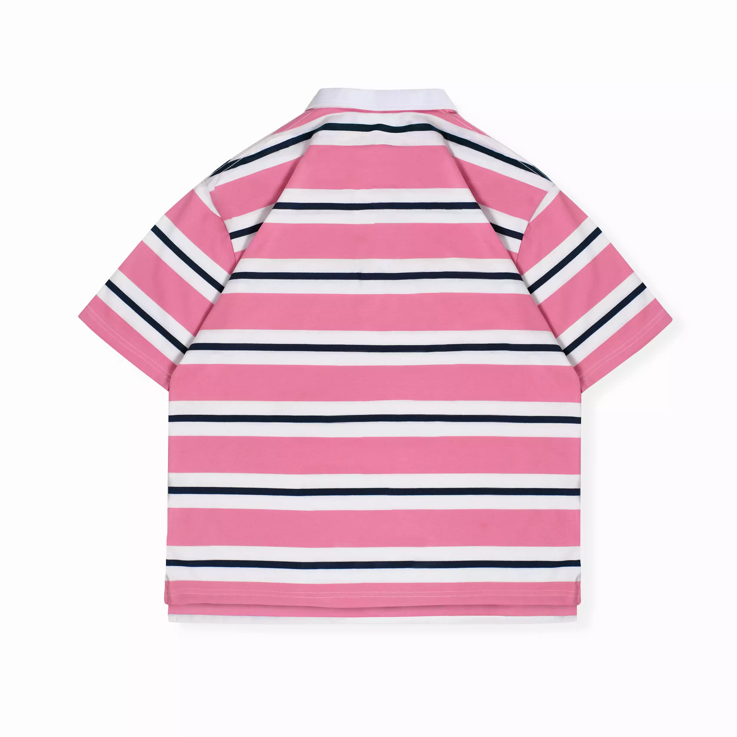 OOTDSUPPLY Oversize Stripe Polo shirt Point 999 Stripe | Kaos Polo Pria dan Wanita OVZ-PSTP005