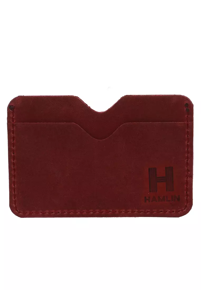 Zackly Card Wallet Slim Many Slot Handmade Material Genuine Leather 023 ORIGINAL - Red
