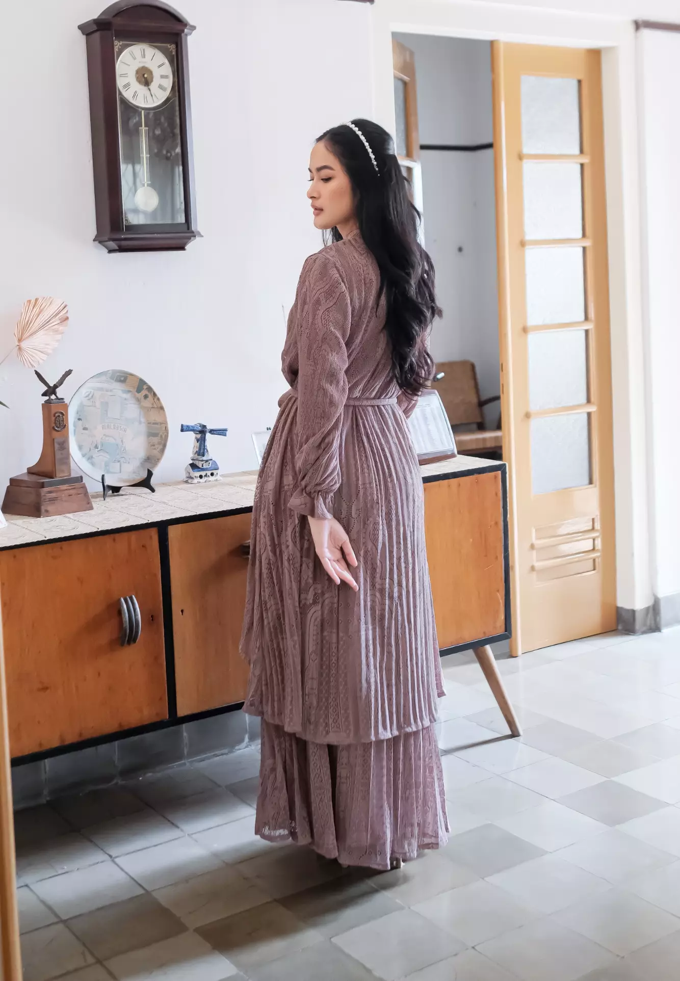 Lysandra Dress - Dusty Orchid