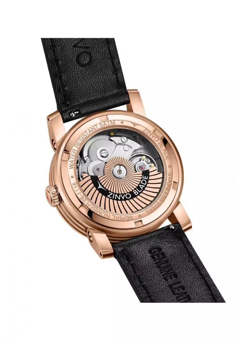 Zinvo Blade Rose Gold Jam Tangan Automatic Wanita Analog