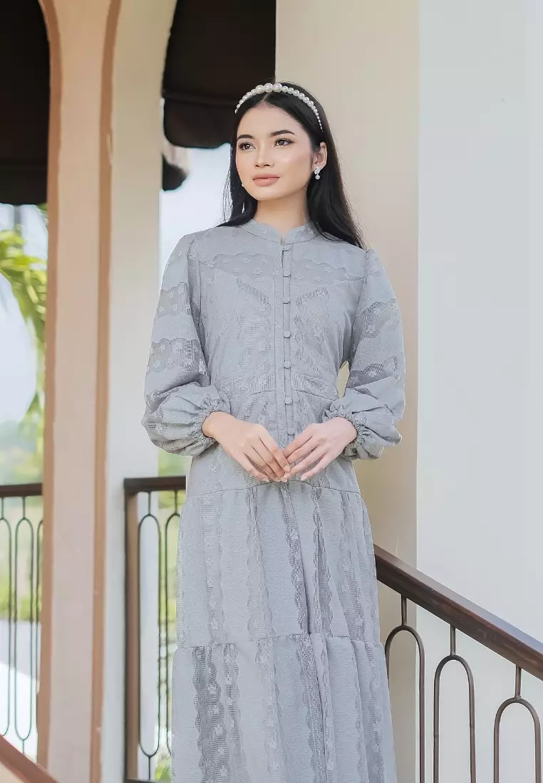 Vianna Dress - Grey