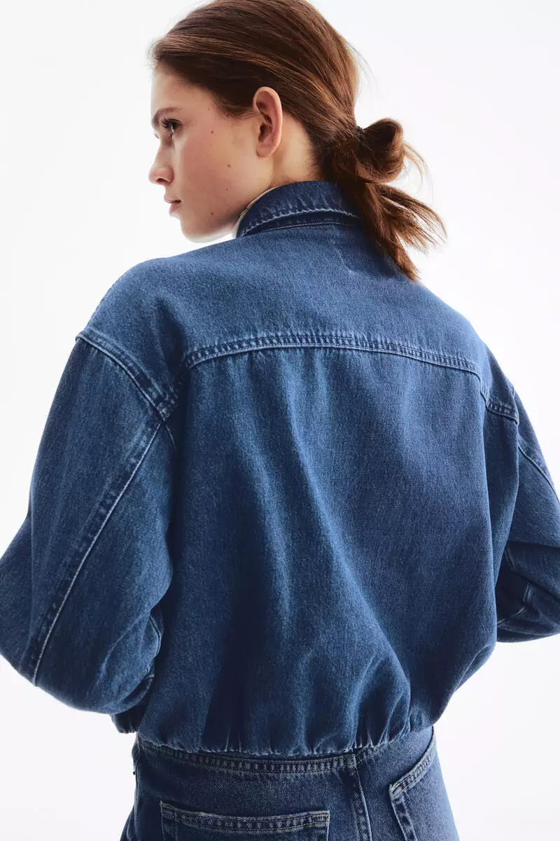 Oversized denim jacket