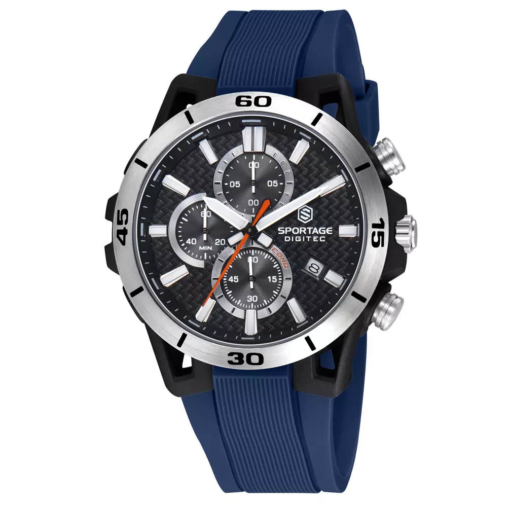 Jual Digitec Digitec Jam Tangan Pria - Blue - Rubber - SPC-1701T-BL-4 ...