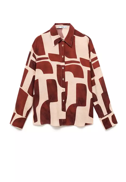 Geometric Print Shirt