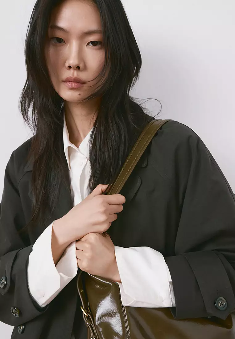 長款雙排扣風褸