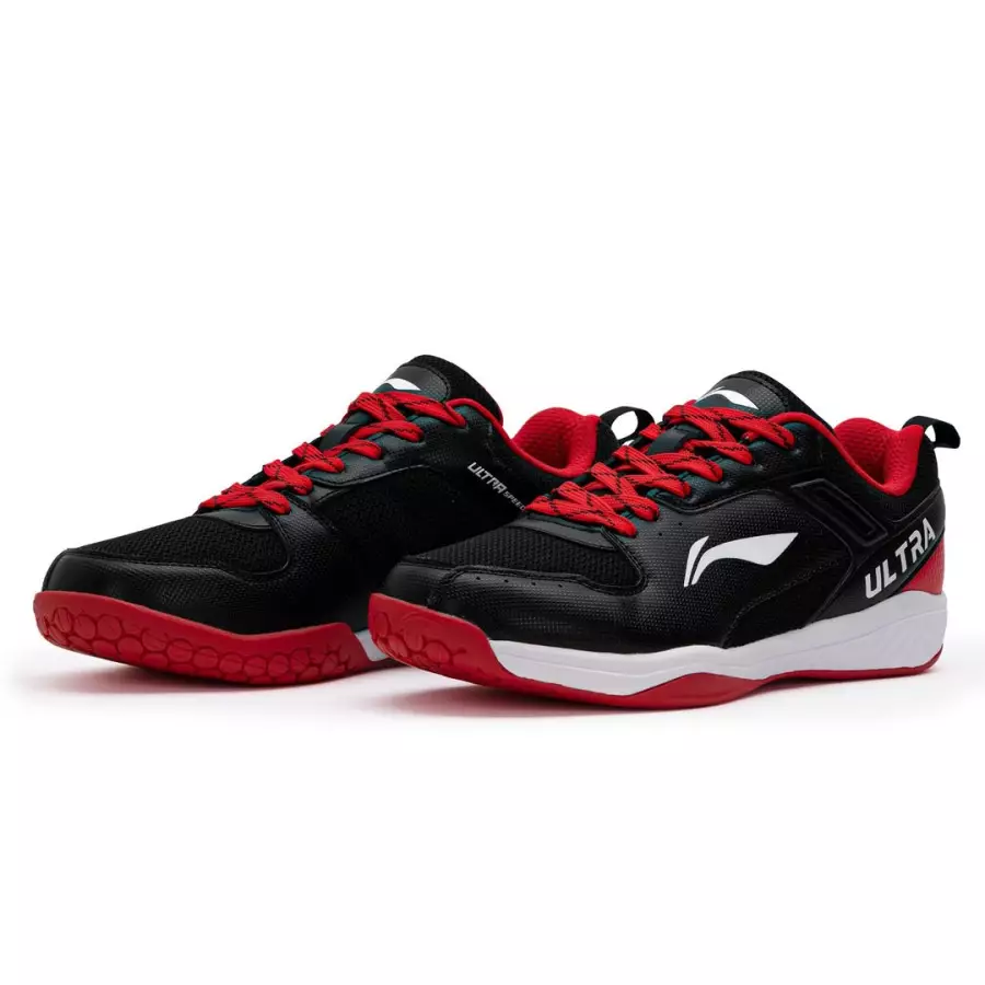 Li-Ning Badminton Shoes Ultra Speed AYTT043-5 Black/Red