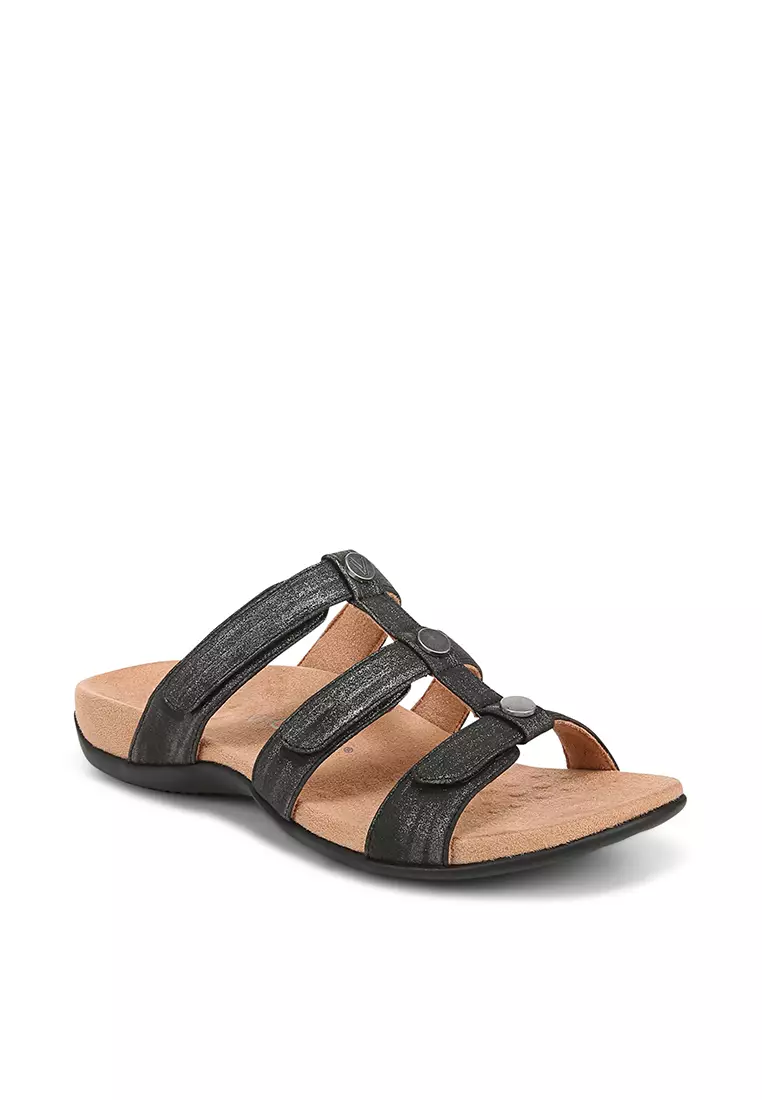 Discount on Vionic  shoes - SKU: Rest Amber Pearl Slide Women's Sandals