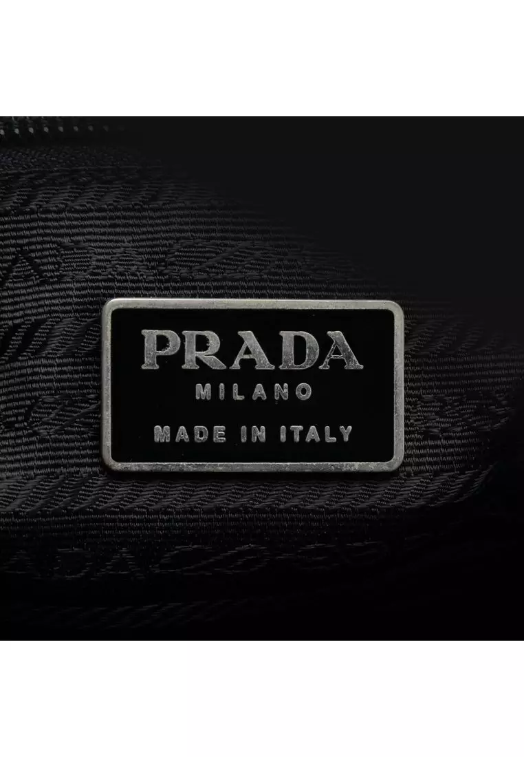 Prada Pre-Loved Prada Tessuto Metal Handle Bag 2026 | Buy Prada