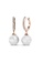 Her Jewellery gold Pearl Clip Earrings (Rose Gold) - Made with premium grade crystals from Austria 13524AC9317C4FGS_1