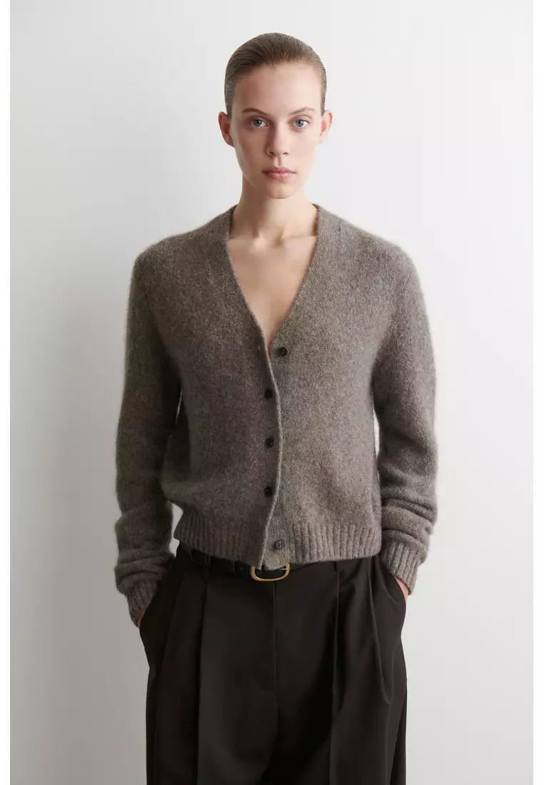 Buy COS CROPPED ALPACA-BLEND CARDIGAN 2026 Online | ZALORA