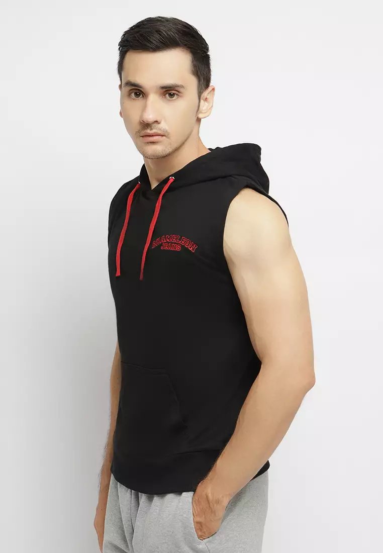 Chameleon Jaket Hoodie No Sleeve