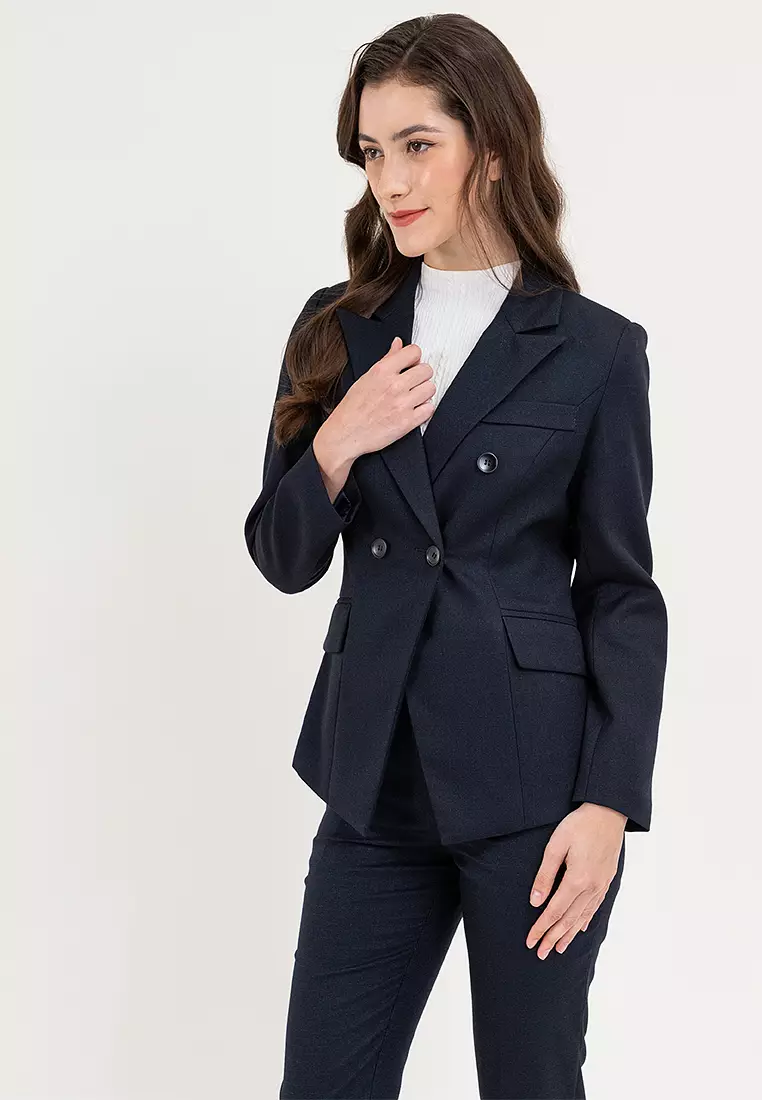 Textured Suit Blazer