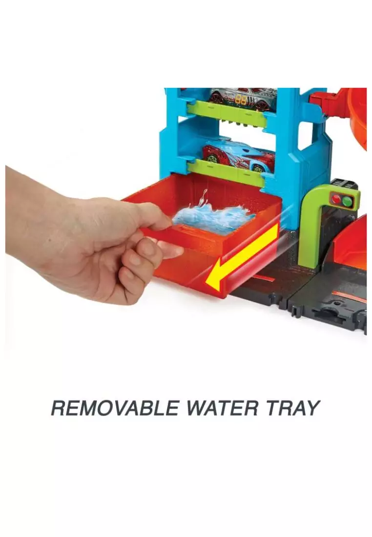 Hot Wheels City Mega Car Wash With 1 Color Shifters Car