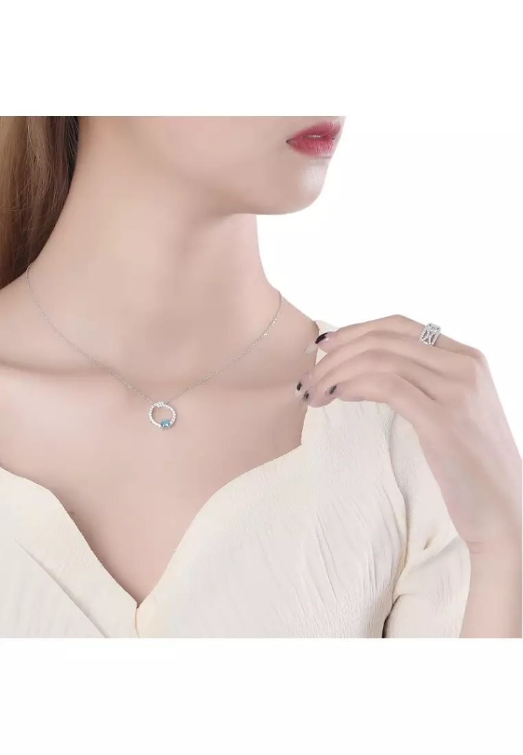 Creative Round S925 Silver Necklace