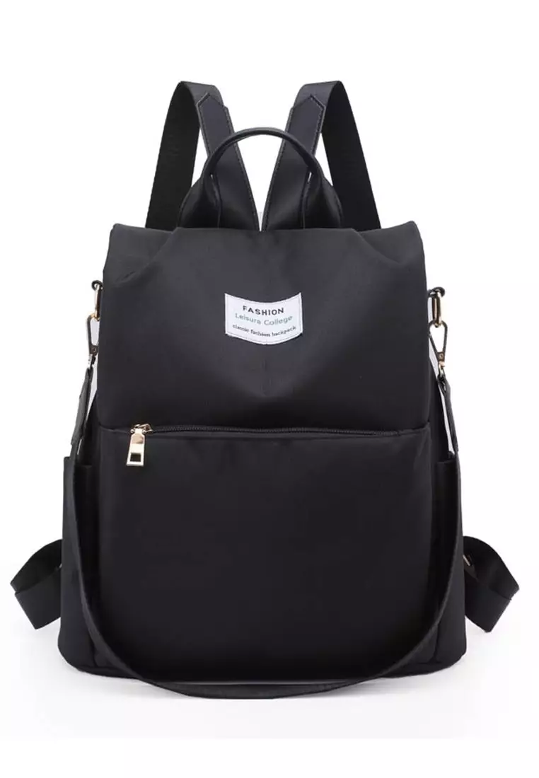 Buy Jackbox Korean Fashion 2 In 1 Casual Sling Bag Backpack 567 (Black
