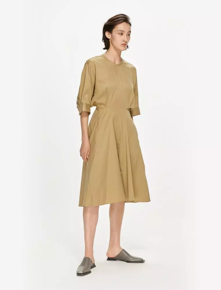 JNBY Women's Waist Cinch Ladylike Dress