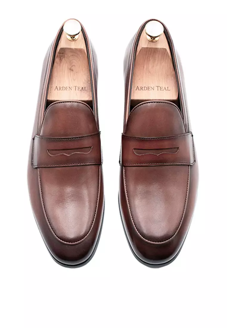 Olavarria Chestnut Blake Stitch Penny Loafer