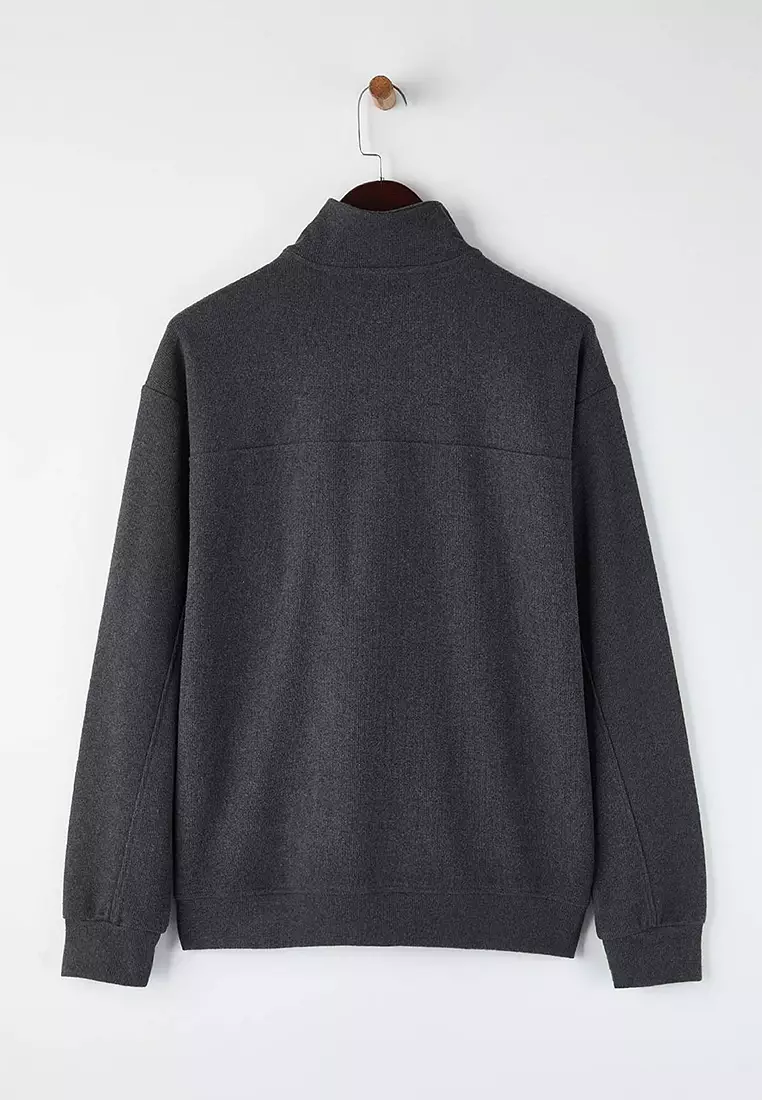 Stand Collar Sweatshirt