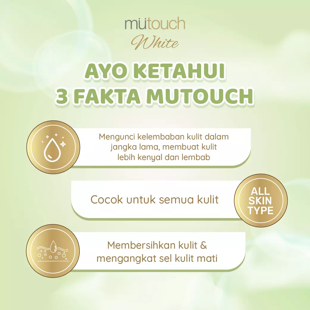 Mutouch White Brightening Set - WHITE MUSK - Shower 750ml + Lotion 400ml - Perawatan Tubuh