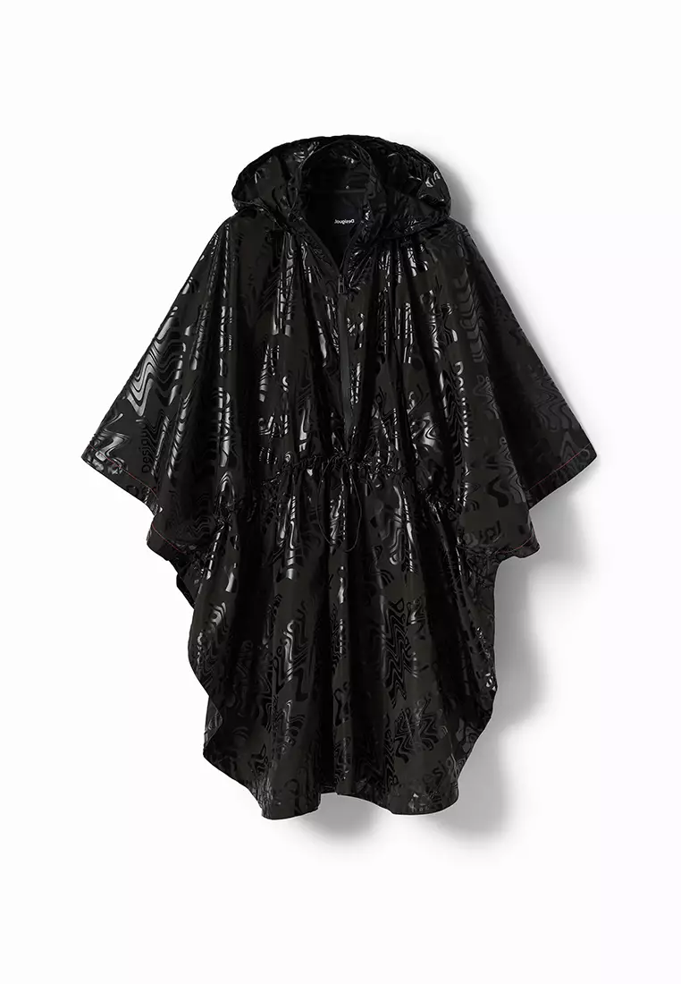 Buy Desigual Desigual Woman Accessories Logo hooded raincoat. 2024