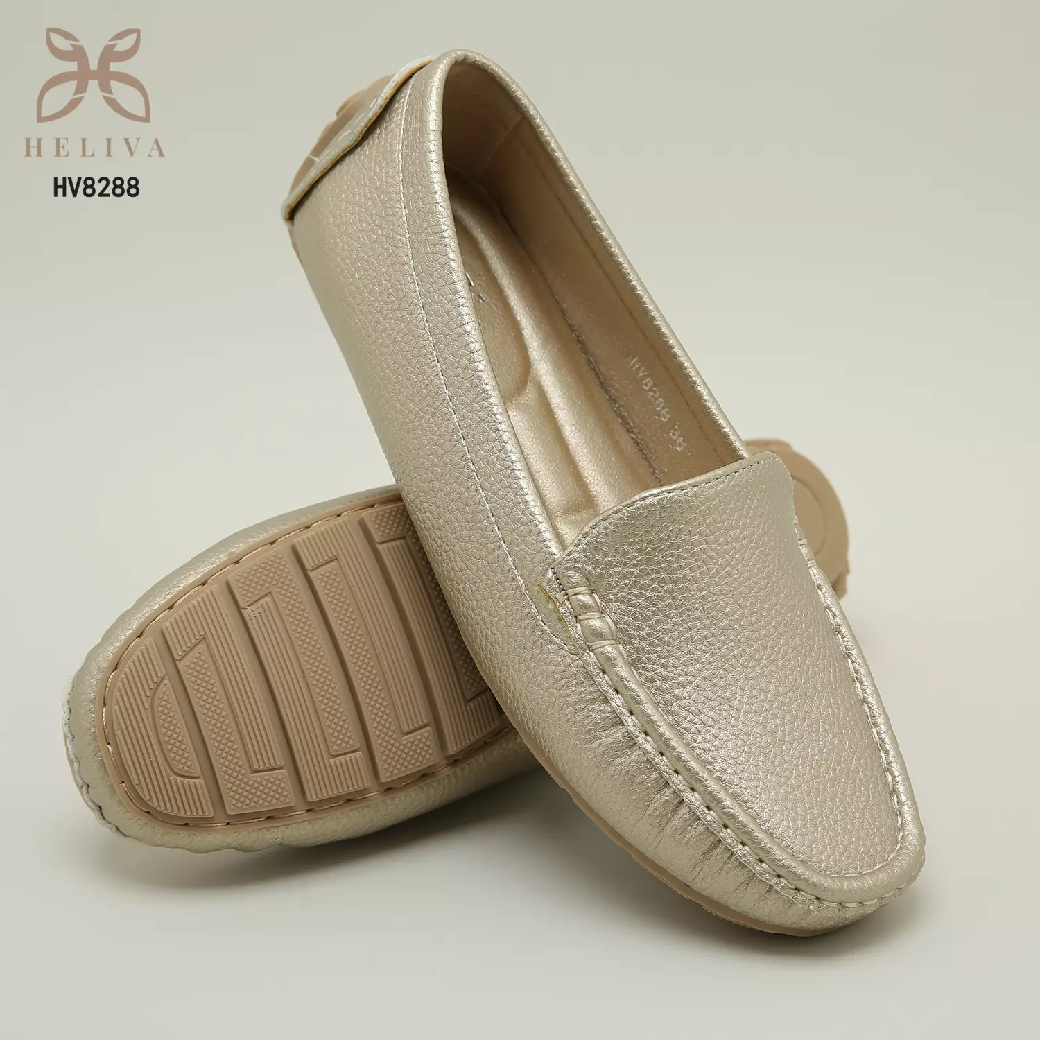 Heliva Hestina Women Shoes Loafers Slip On Sol 1cm