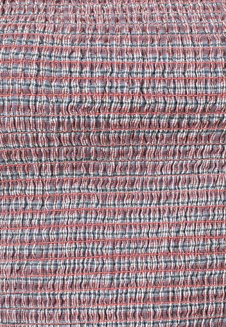 Shirred Tube Mini Dress