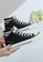 Twenty Eight Shoes black Socking Design Canvas Sneakers BE8856 185C5SH96373B5GS_3