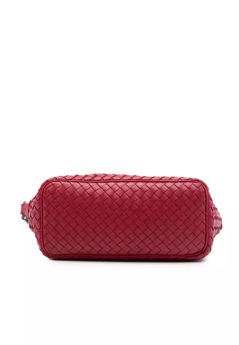Pre-Loved Bottega Veneta Nappa Intrecciato Shoulder Bag