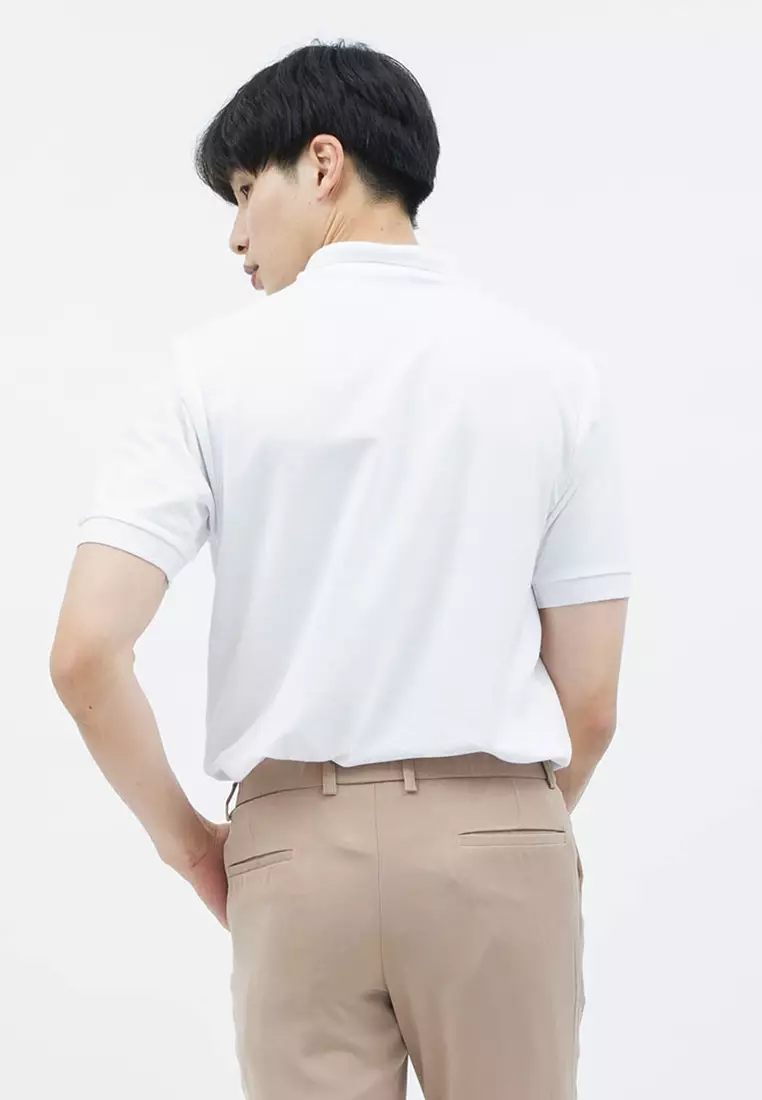 polo shirt baju kaos kerah polo slim houseofcuff putih