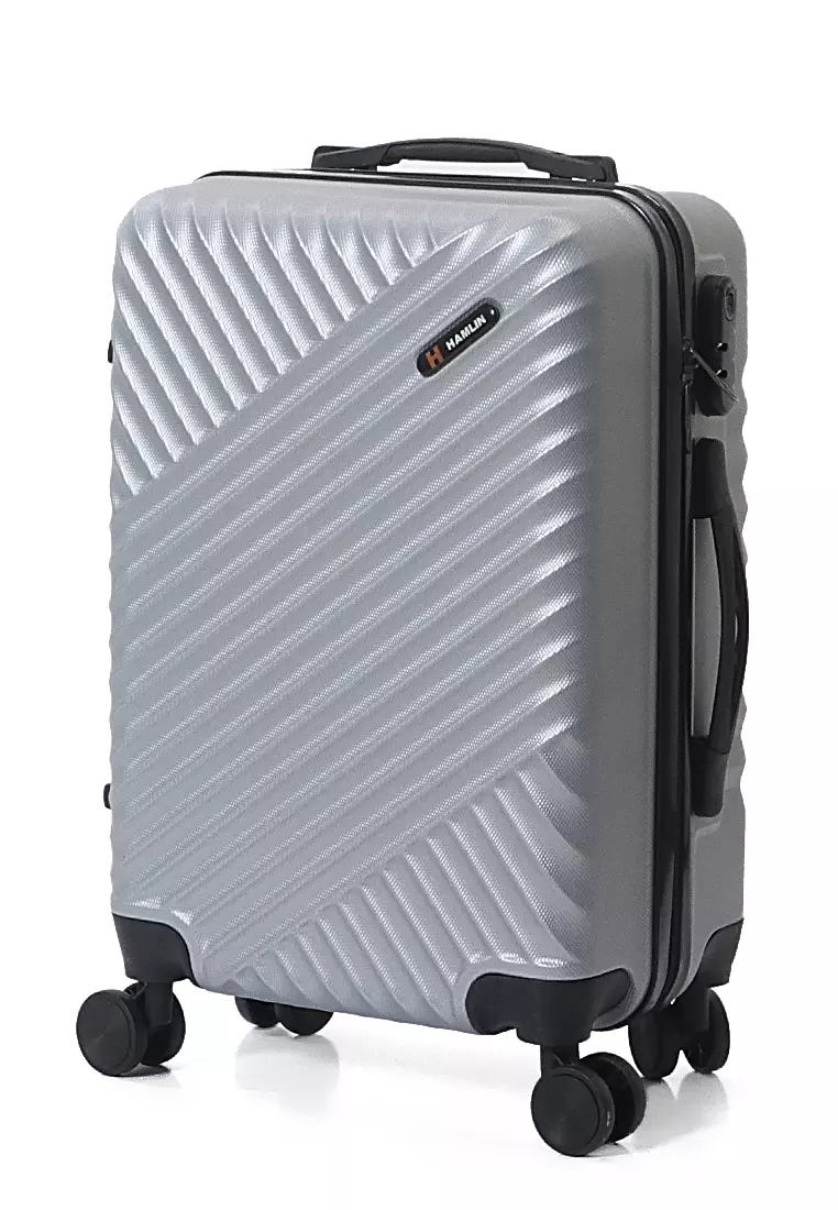 Barayev Koper Unisex Size 20 Inch Large Compartment Suitcase Simple Design Material ABS+PVC Coated ORIGINAL - Silver