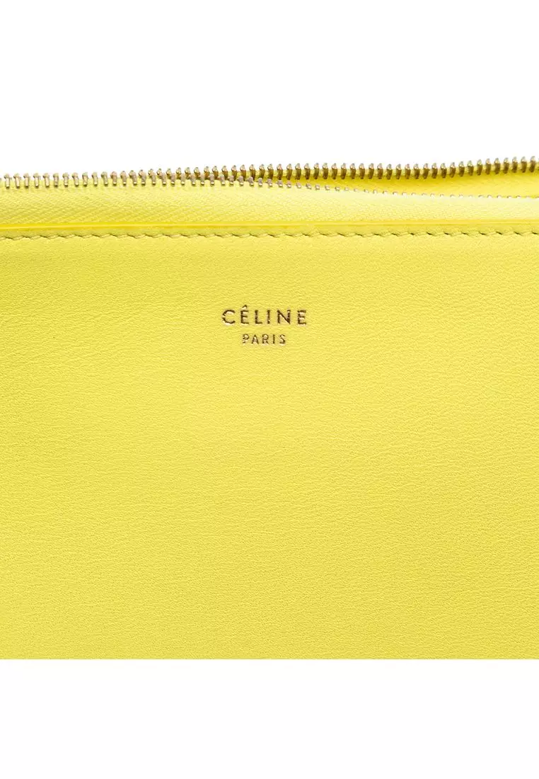 Pre-Loved Celine Bicolor Leather Solo Clutch