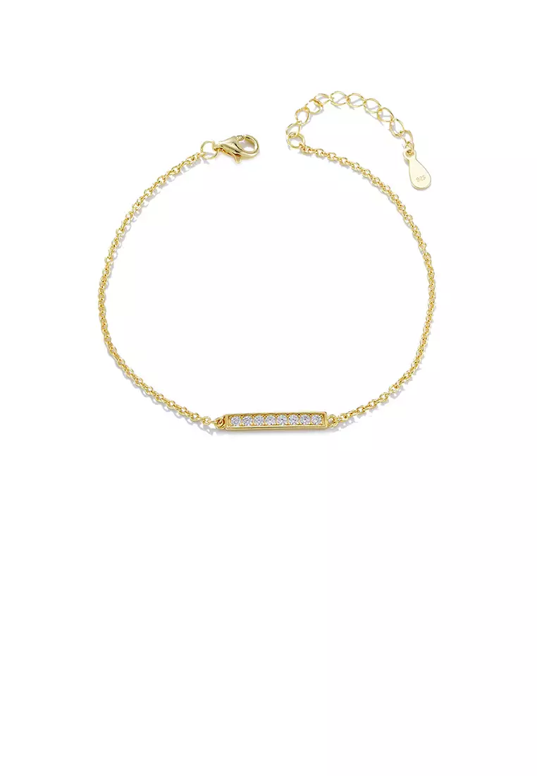 Gold bar bracelet online