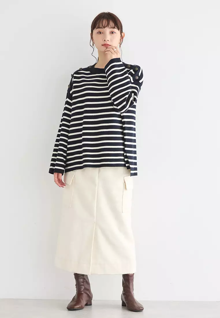 American Holic - Nakajima Patch Flap Tight Skirt
