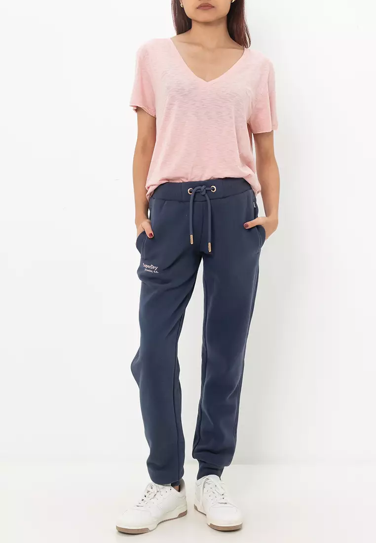 Pantalones Deportivos Superdry Essential Logo Para Mujer Talla 14